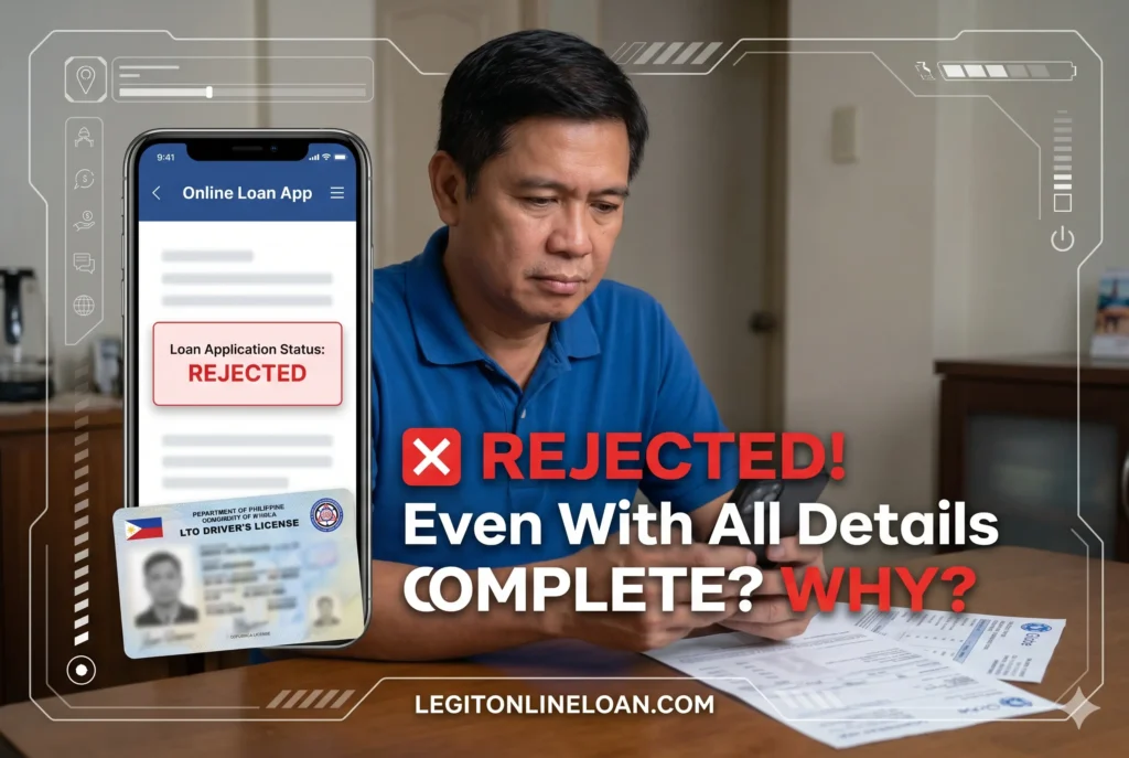 Legit Online Loan App Rejected? The Real Reasons Regulated Lenders Say No Even When Your Details Are Complete
