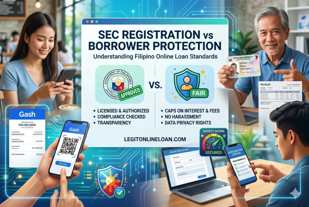 SEC Registration vs Borrower Protection Comparison Difference between SEC registration, certificate of authority, and borrower protection in Philippine online lending apps